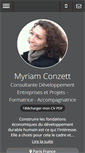 Mobile Screenshot of myriam-conzett.com